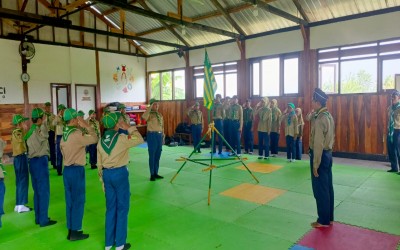 Enam Belas Ksatria Cilik MIM 18 Sumberrejo Siap Mengguncang SILATNAS HW di Yogyakarta